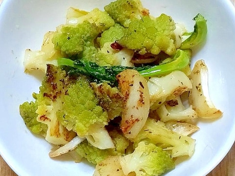 ロマネスコのガーリック炒め♪